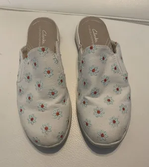 Clarks Women's Breeze Shore Natural Canvas US Size 7 1/2 thumbnail 1