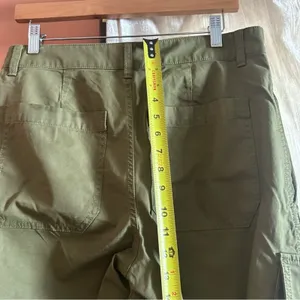 Madewell Seamed Barrel-Leg Utility Pant Garment-Dyed Twill Green NWT Size 2 Tall thumbnail 8