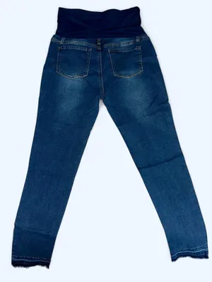 SheIn Maternity Blue Stretch Skinny Jeans thumbnail 2
