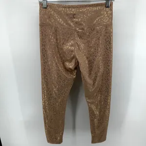 Zyia Active Light N Tight Leggings High Rise Foil Gold Leopard Unicorn 8-10 thumbnail 5
