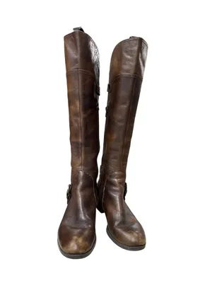 Audrey Brooke wms brown leather below knee equestrian riding boots 6M SKU 10-770 thumbnail 11