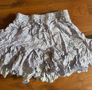 Aeropostale Purple Floral Skirt Mini thumbnail 1