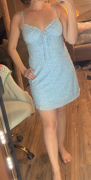 Hello Molly Mini Dress Blue thumbnail 5