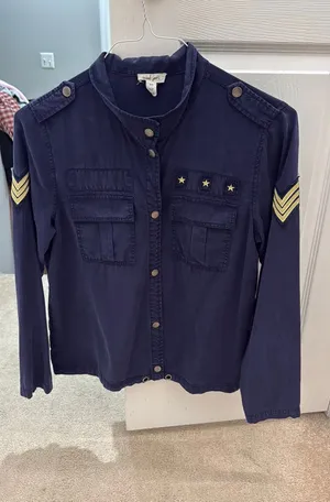Tribal Jeans Tribal Blouse Navy Military thumbnail 1
