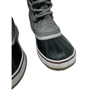 SOREL Joan of Arctic Quarry Grey Snow Boots Women Size 7 Waterproof Faux Fur⁠ thumbnail 4