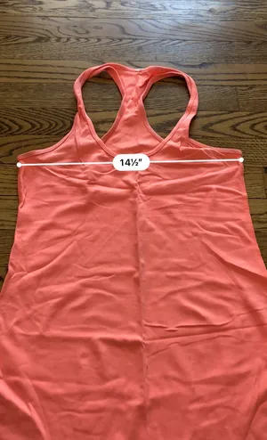 Lululemon Racerback Tank Scoop Neck Peach Pink thumbnail 6