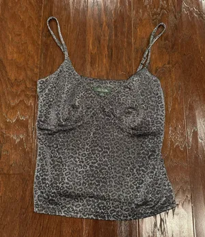 Wild Fable Metallic Chetah Print Top thumbnail 2