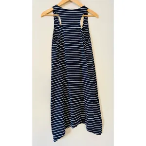 Lilly Pulitzer Jennalyn True Navy S Stripe‎ Swing Women’s Dress Tank thumbnail 4