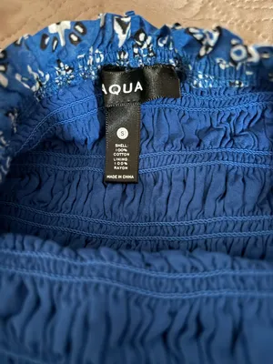 AQUA Blue Mini Dress thumbnail 3