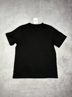 NWT Boo & Co Varsity Camo Baggy Tee In Black thumbnail 3