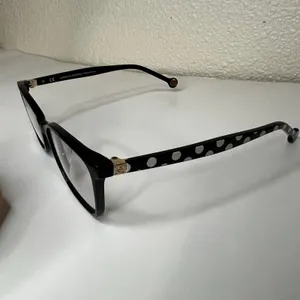 Carolina Herrera 995K COL. 0700 135 black cateye polka dot FRAMES PRESCRIPTION thumbnail 3