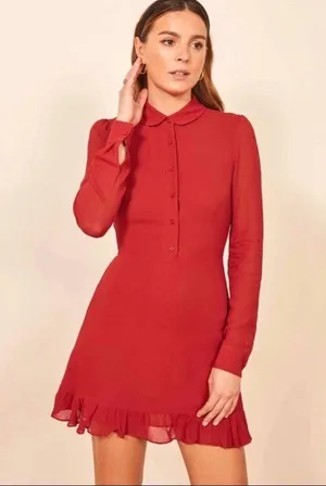 Reformation Red Dress thumbnail 2