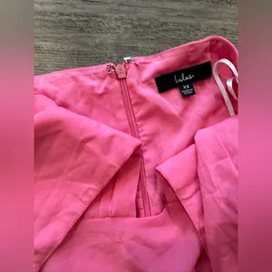 Lulu's Pink Halter Midi Dress thumbnail 13