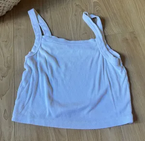 Storets White Ribbed Camisole Top thumbnail 1