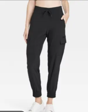 All in Motion black cargo jogger pant medium petite thumbnail 7