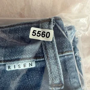 Risen Jeans Womens Size 1/25 Distressed High Rise Straight‎ Leg Raw Hem RDP1481 thumbnail 11