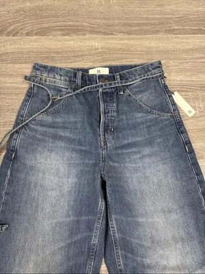High Rise Rigid Bow Jeans thumbnail 3