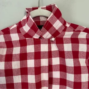 Tuckernuck Pomander Place Apple Red Gingham Scarlett Button Down Shirt NEW thumbnail 7