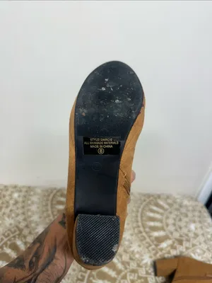 Suede Block Heel Ankle Booties thumbnail 6