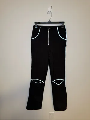I.AM.GIA Euphoria Black Jet Pants Knee Cut Out thumbnail 3