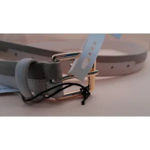 ⁠Jason Wu Leather Skinny Belt Bone‎ Off White Gold Size L JB112602 Old Money thumbnail 7
