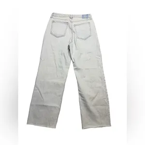 👖‎ Abercrombie & Fitch Curve Love 90s Relaxed Jeans Light Wash Size 31 / 12 👖 thumbnail 4