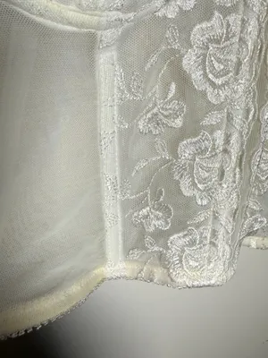 Secret Treasures Elegant Cream Lace Bustier Bra Top - Women Intimates 36C thumbnail 3
