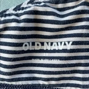 Old Navy Striped navy and White Bralette thumbnail 2
