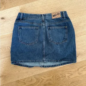 White Fox Boutique - Denim Mini Skirt in Blue thumbnail 3
