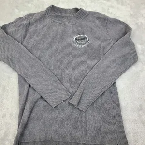 Harley-Davidson Women Sweater Cotton Long Sleeves‎ Gray Size Medium thumbnail 1