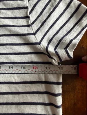 J.Crew Girlfriend Tee Striped Short Sleeve T-Shirt Size Small thumbnail 5