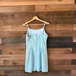 Y2K Secret Garden Blue Ditsy Floral Mini Slip Dress thumbnail 7