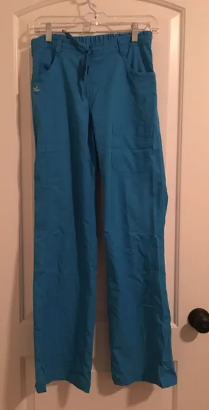 Barco by NRG Women's Scrub Pants Nurse Medical Size XS Blue thumbnail 1