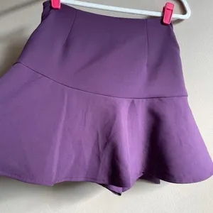 Zara purple skort thumbnail 10
