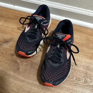 Brooks | Women's Launch 5 Navy Pink Orange Athletic Running Shoes, Size 8 thumbnail 2