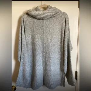 *Maurices Gray Marbled Knit Waffle Knit Cowl Neck Long Sleeve Sweater #QB thumbnail 9