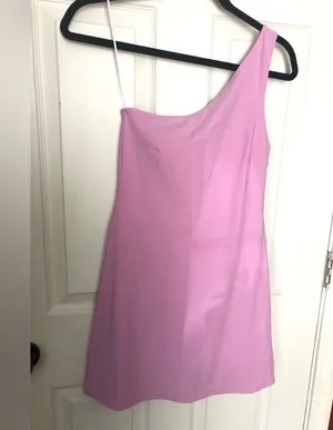 Abercrombie and Fitch One-Shoulder Traveler Mini Dress thumbnail 4
