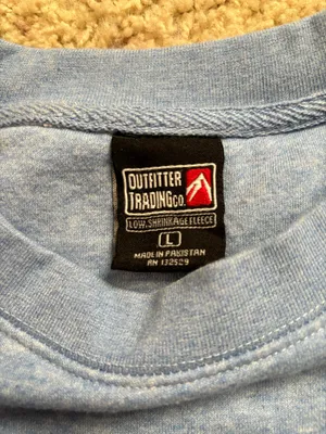 Outfitter Trading Co Sweatshirt Gray Size L thumbnail 2