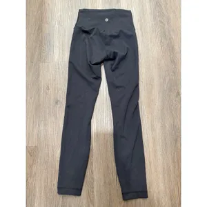 Lululemon Wunder Train High Rise Tights Womens Size 2 25‎ Black thumbnail 2
