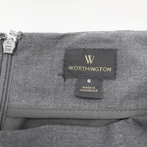 Worthington Women Skirt 6 Business‎ Professional Pencil Academia Office Stretch thumbnail 6