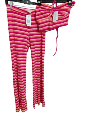 L*Space Paloma Loung Two-Piece Set, Women's Size L, Pink and Orange NWT thumbnail 2