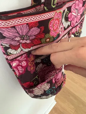 Vera Bradley Mod Floral Pink Morgan Shoulder Bag/Tote thumbnail 3