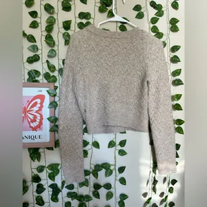 Lululemon Large Alpaca Merino Wool Knit Sweater poetcore librarian chic boho lux thumbnail 3