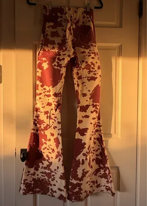 Show Me Your Mumu Cowprint Pants thumbnail 4