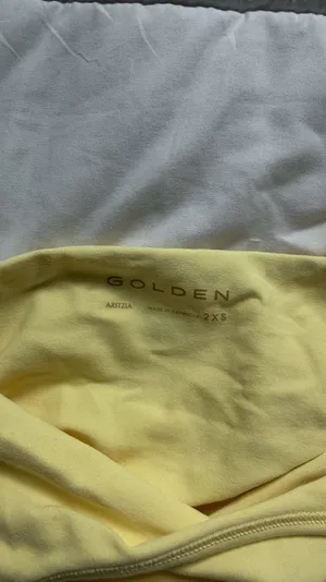 Golden Aritzia Butter Top thumbnail 3