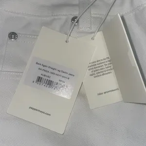 Peppermayo Exclusive - Back Again Straight Leg Denim Jeans - White thumbnail 10