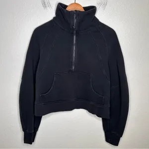 Lululemon Scuba Oversized Funnel Neck Black M/L thumbnail 1