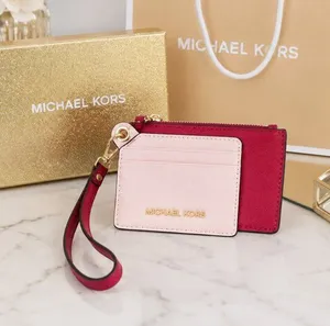 Michael Kors Saffiano Card Case Duo Wristlet Zip Wallet NWT thumbnail 1