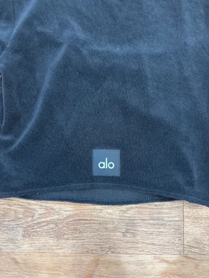 Alo black square neck top thumbnail 3