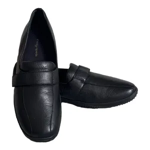 Easy Spirit Musthaves Black Leather Loafers Hook and Loop‎ Strap Shoes Womens 11 thumbnail 1